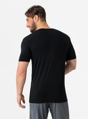 DAVID ARCHY Men’s Undershirt Bamboo Rayon Moisture-Wicking T-Shirts Stretch Crew