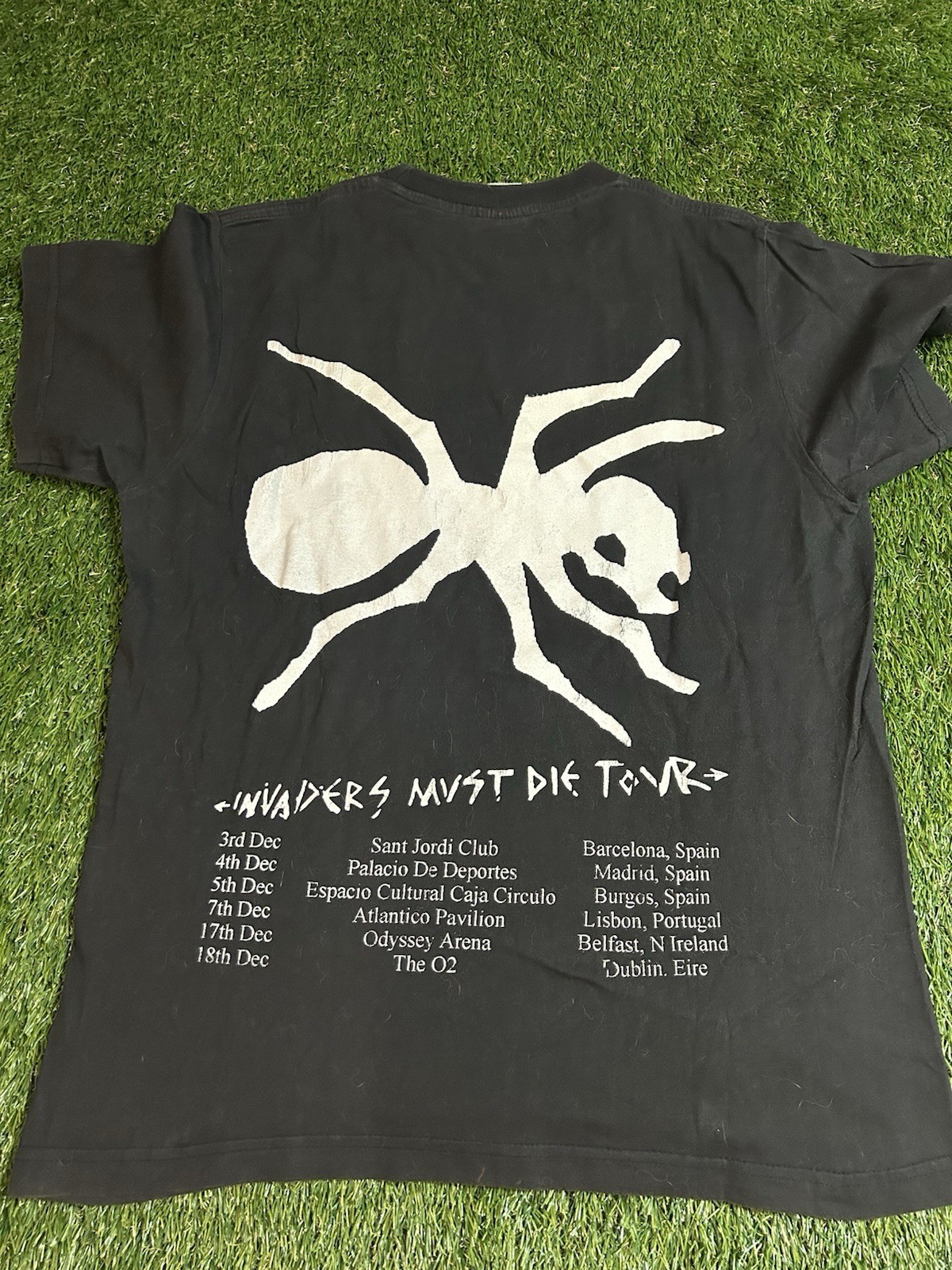 Vintage 2009 The Prodigy Invaders Must Die Tour Band T Shirt Sz S Y2K 2000s EDM gallery