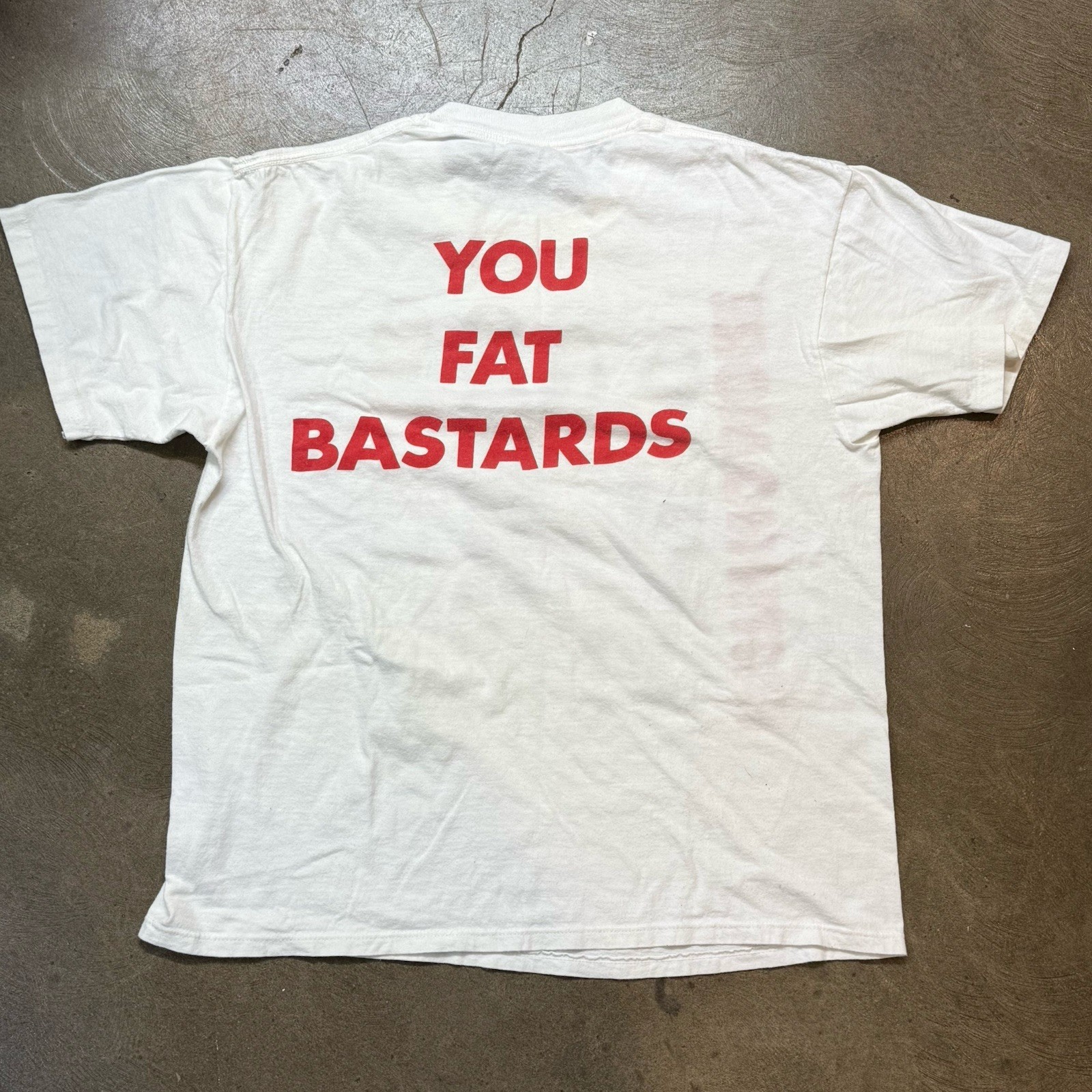 Vintage 1990 Faith No More You Fat Bastards T Shirt XL Single Stitch Brockum gallery