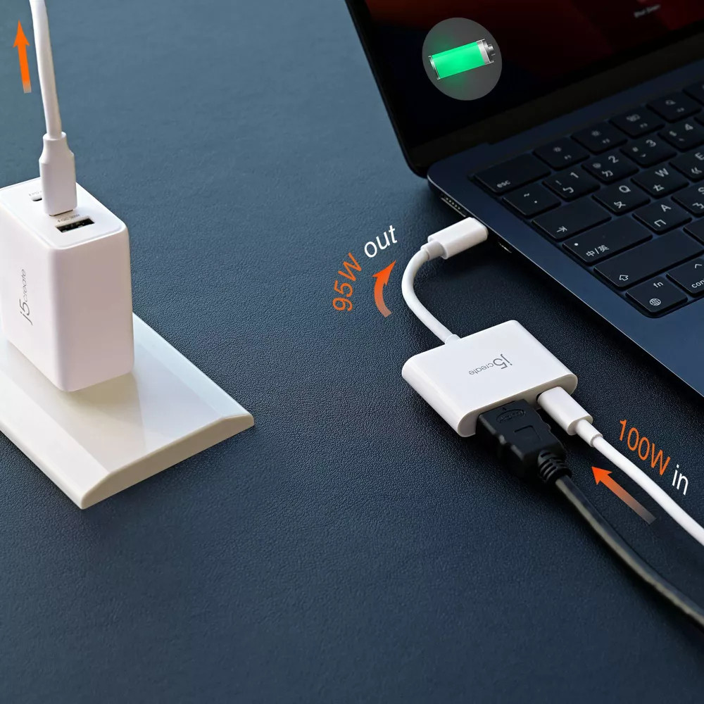 j5create USB-C to 4K HDMI with Power Delivery Adapter