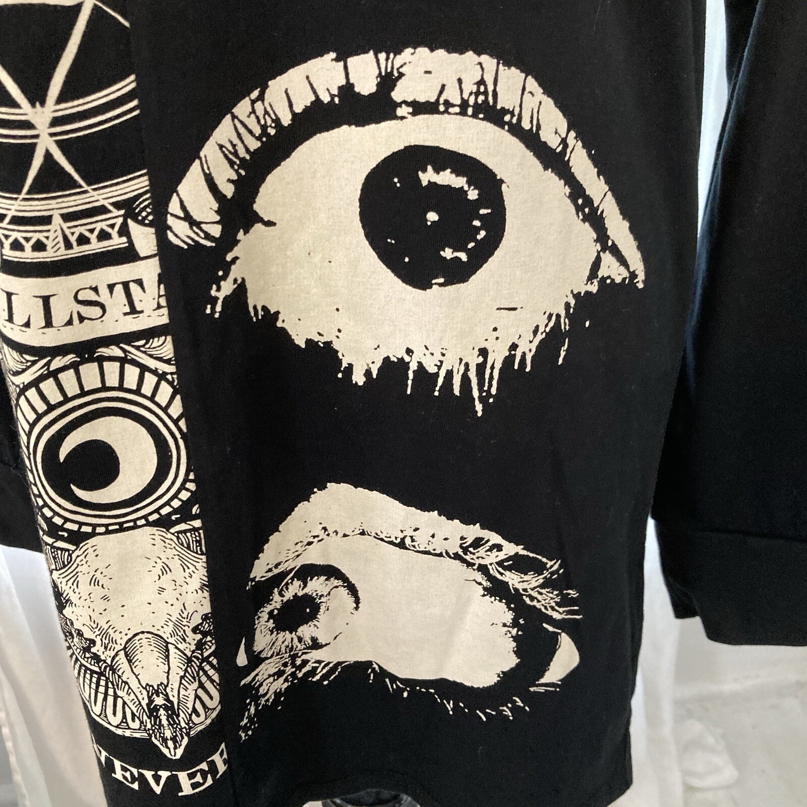 Killstar Insomnia Men’s LS Black Top Sz XS NWT Women’s Dress? Goth gallery