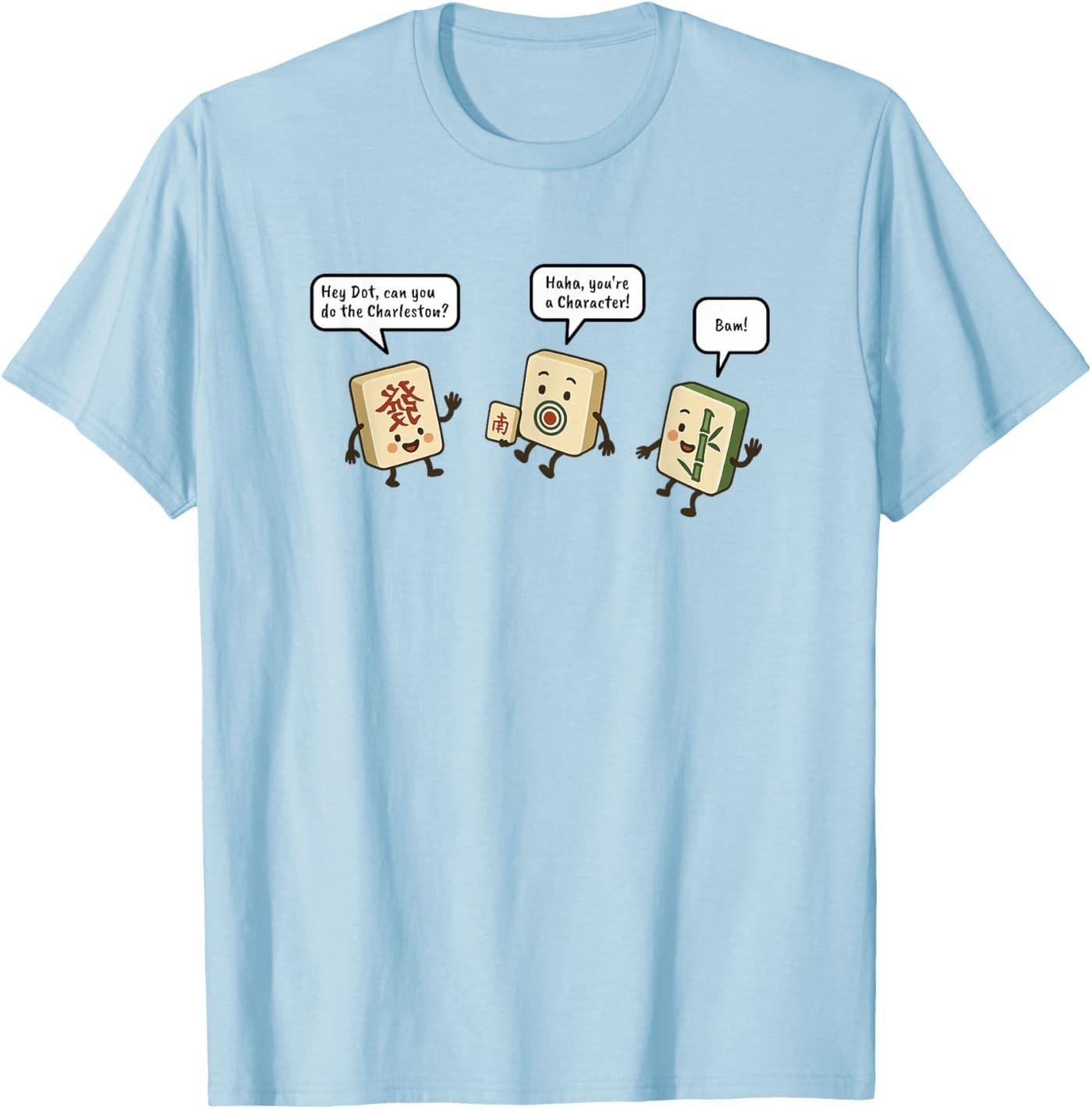 Funny Mah-Jongg Conversation T-Shirt gallery