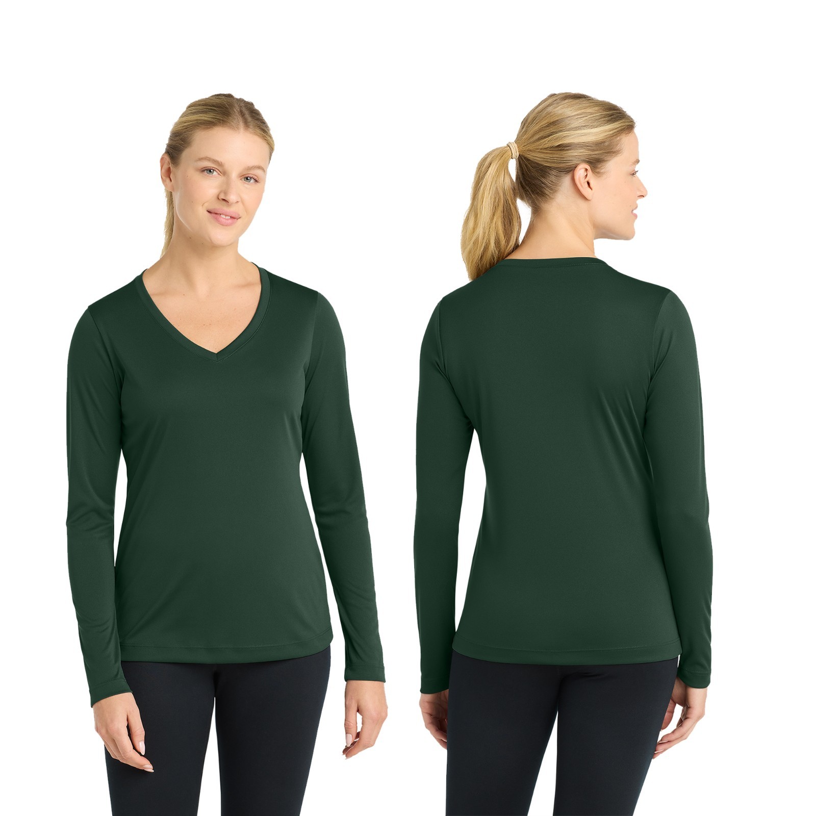 Men's Sport-Tek Women's Long Sleeve PosiCharge Competitor V-Neck Tee LST353LS gallery