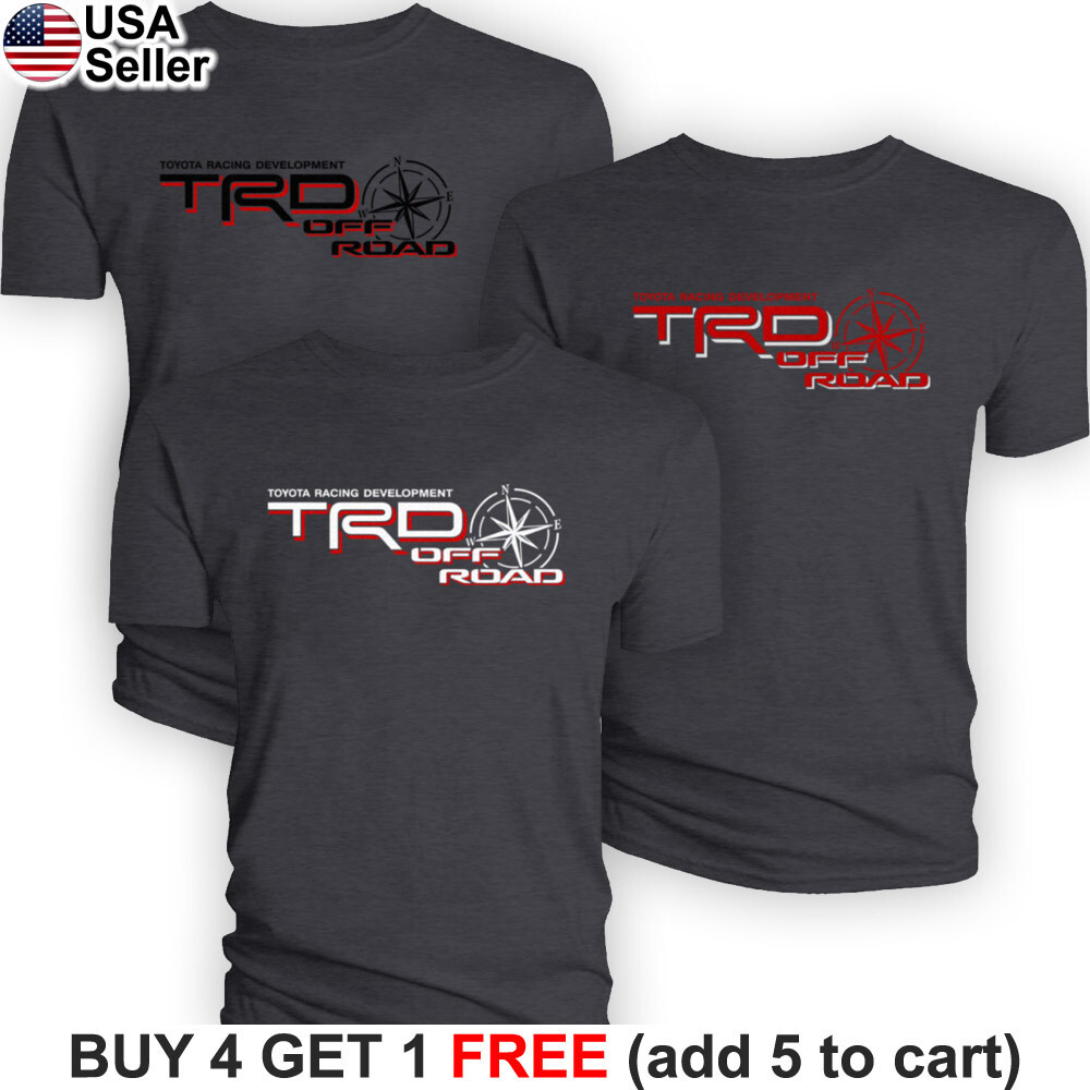 TRD Off Road T-Shirt Toyota Racing Development Compass Sport Rally Truck BTY05