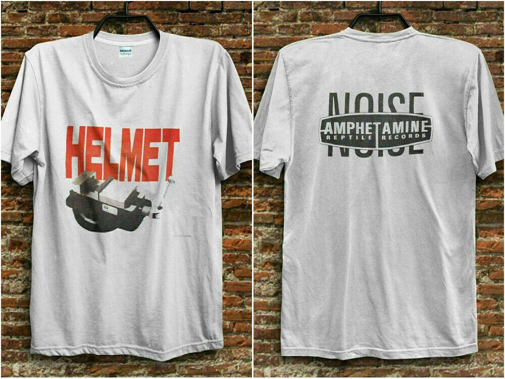 HELMET VTG T-SHIRT 90'S TOUR CONCERT 1991 STRAP IT ON GRUNGE METAL AMREP T SHIRT gallery