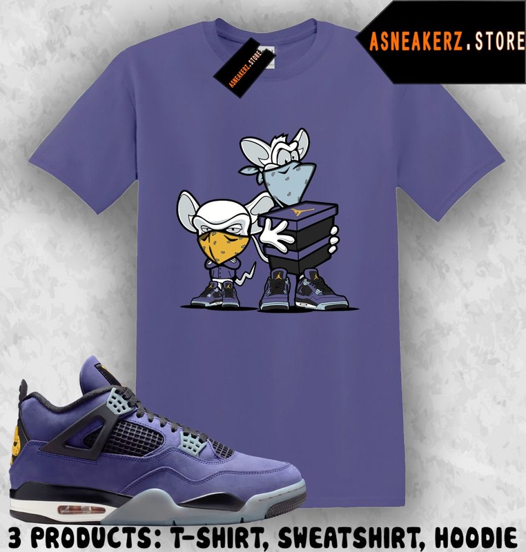 Shirt Matching AJ 4 Lakers Lakeshow 2026 Match Sneaker Sneakerhead Heist T-Shirt