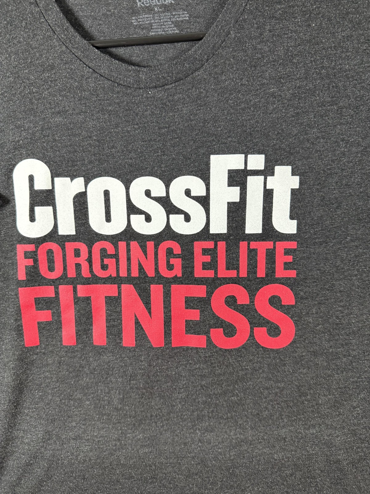 Reebok CrossFit Shirt Mens XL Gray Forging Elite Fitness Graphic Tee Gym gallery