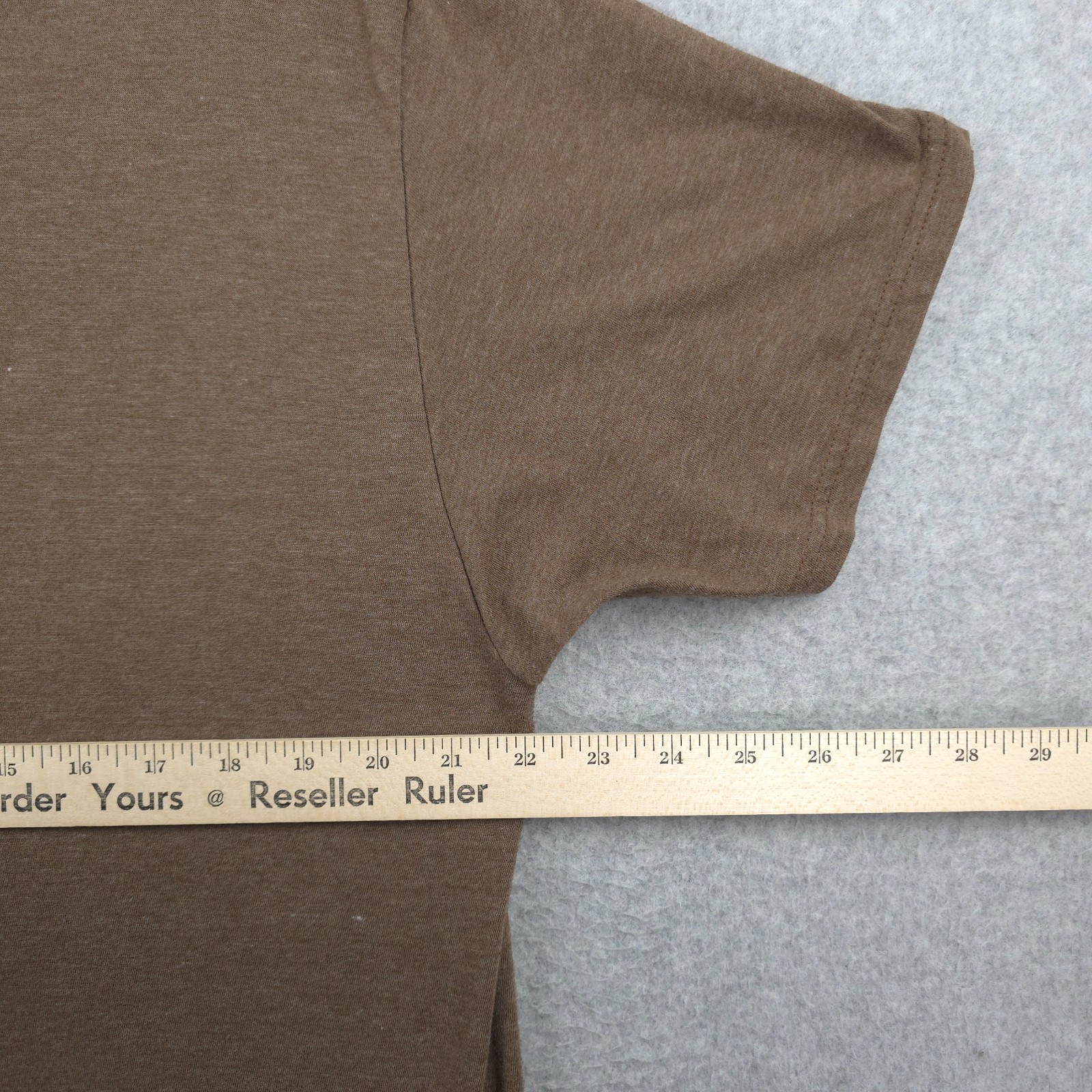 Ariat Shirt Mens XL Brown Short Sleeve Mountain Logo Heathered Tee Buckle gallery