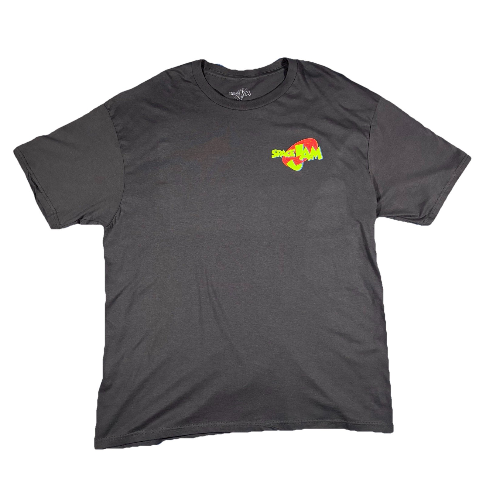 Space Jam Tee Bugs Taz Marvin Sylvester Warner Bros Grey XXL Graphic T-Shirt gallery