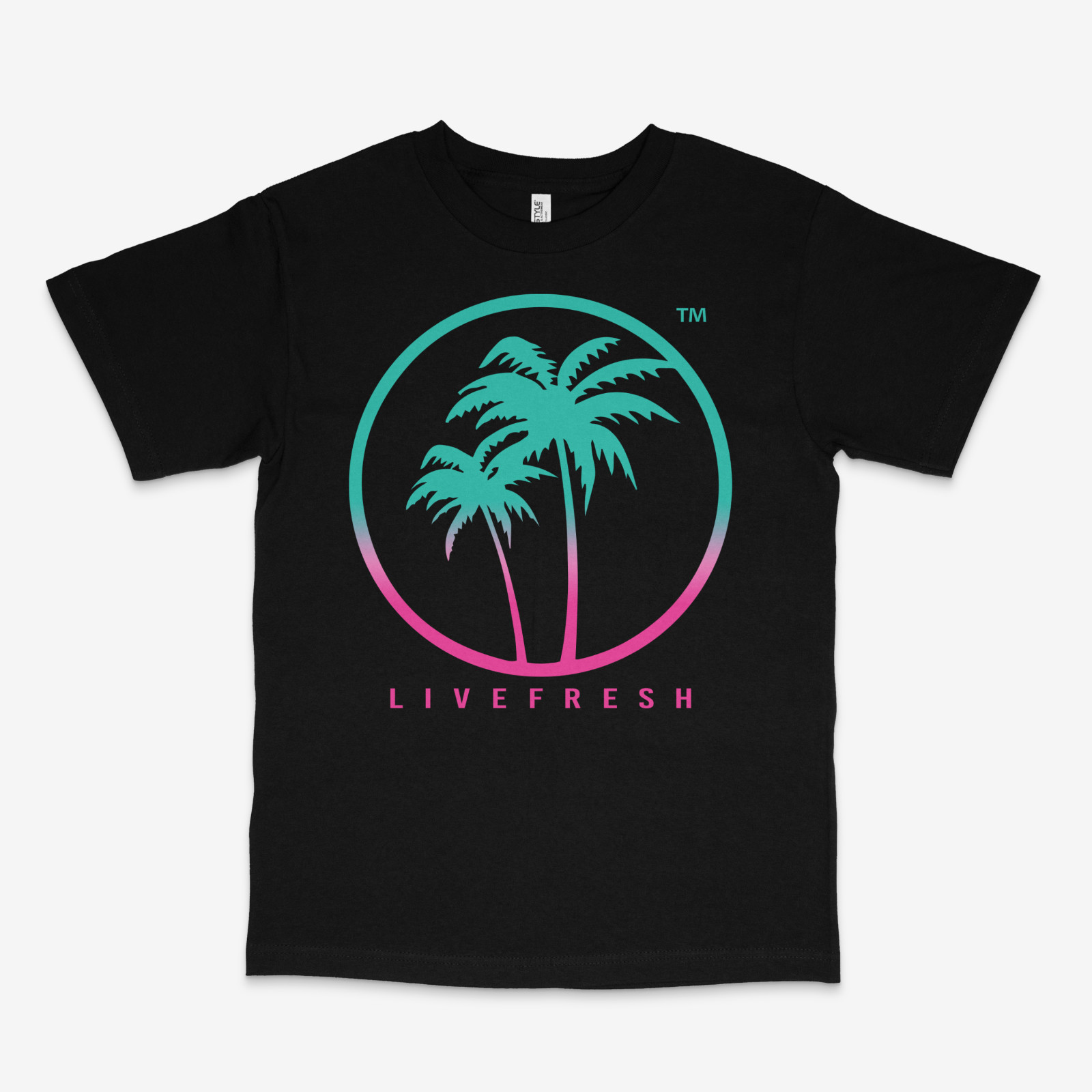 Live Fresh South Beach Black Tee gallery
