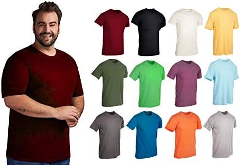 BILLIONHATS 36 Pack of Mens Irregular Plus Size Tshirts, Big & Tall, Bulk Tees gallery