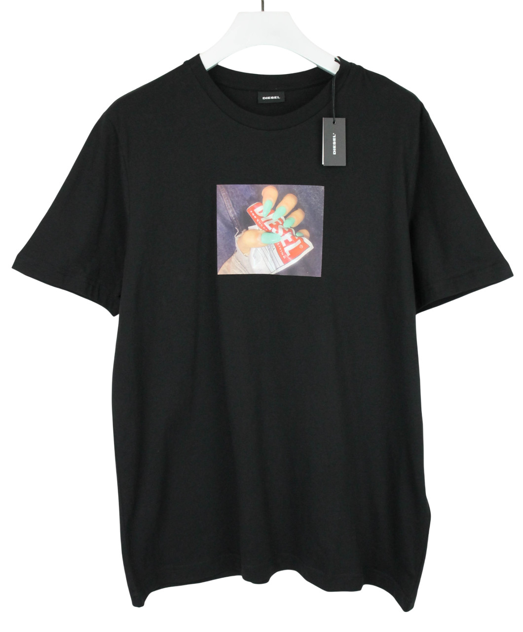 Diesel T-Just-A36 T-Shirt Mens M Jersey Graphic Printed Short Sleeve