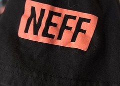 Neff Disney Mickey Mouse Graphic T Shirt Mens XL Black Tropical Skate Streetwear
