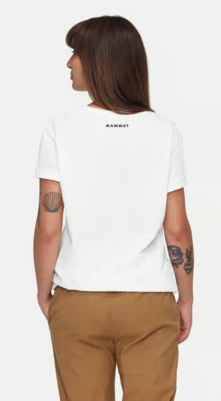 Mammut Massone T Shirt Barry Vox Medium 100% Organic Cotton White gallery