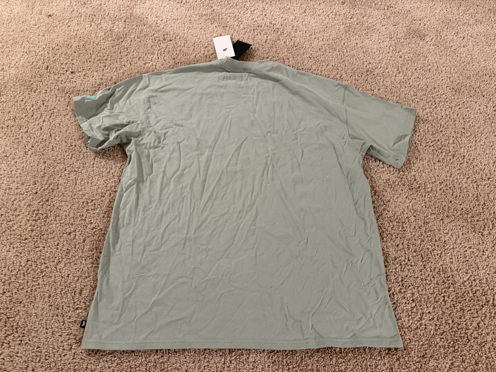 Nike SB Skate Board green aqua blue t shirt vintage swoosh rare classic LA NY XL gallery