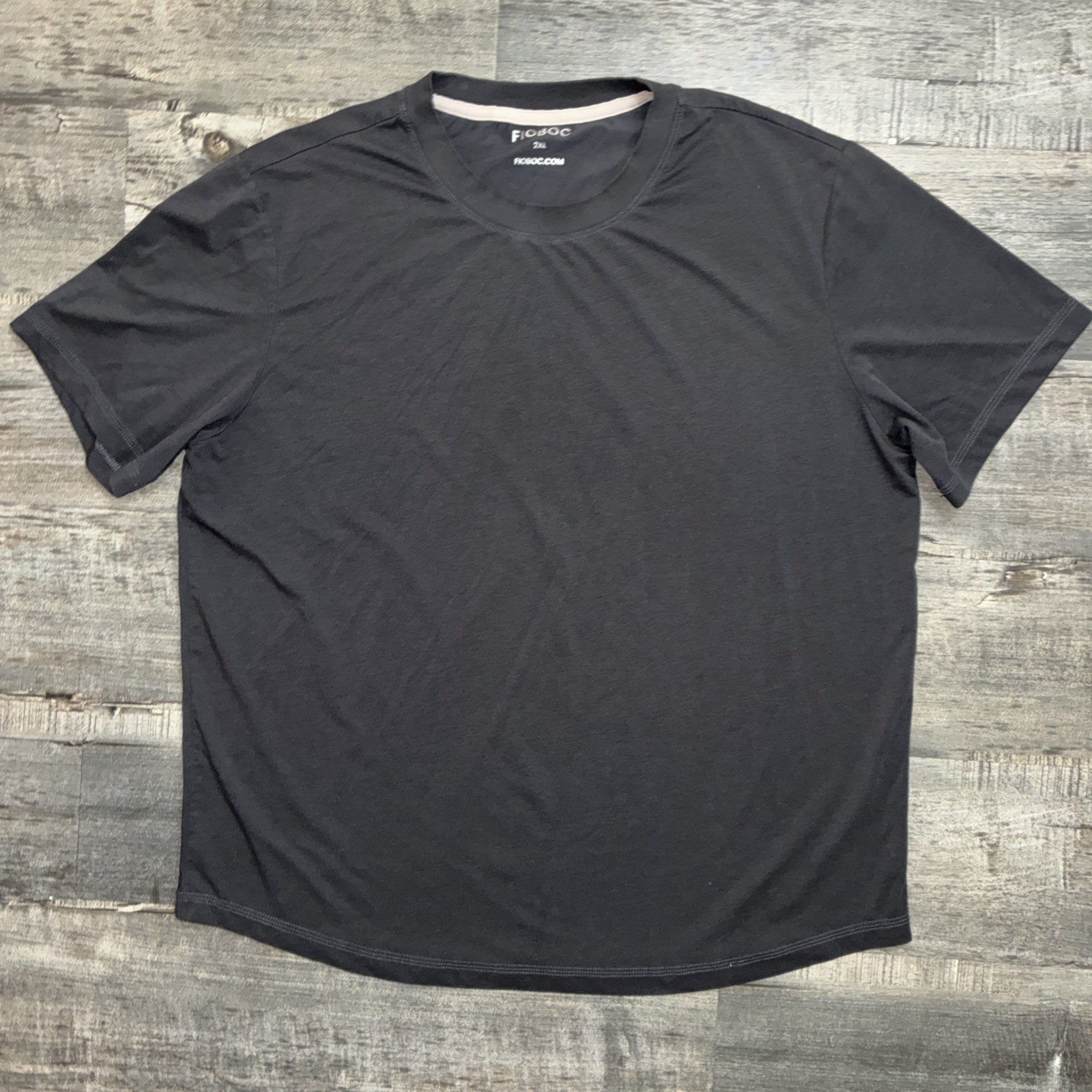 FIOBOC Modal Blend Shirt Men 2XL Black Performance Minimalist Smoothblend gallery