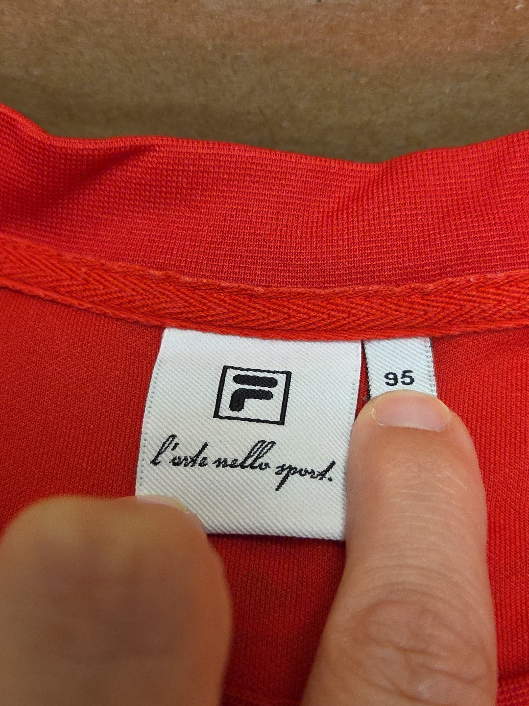 Vintage Red FILA Soccer Jersey Go Corea ( Korea ) Size Small (95) Cool Max gallery