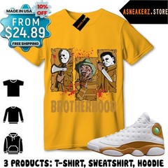 Shirt To Match Jordan 13 Wheat Sneaker Matching Tee Brotherhood Halloween