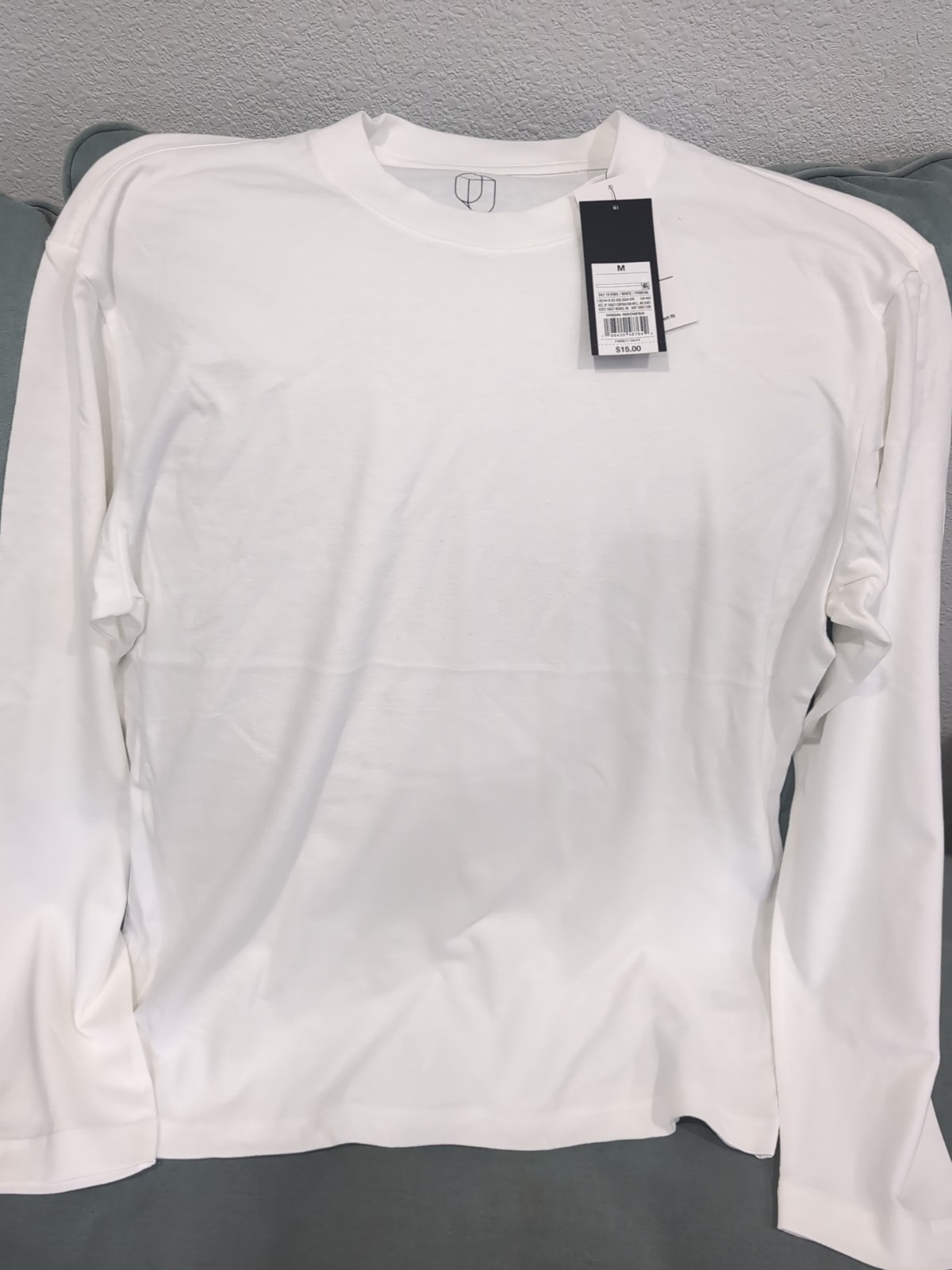 Original Use Pullover Long Sleeve Shirt White Mens M NWT 100% Cotton Relaxed Fit gallery