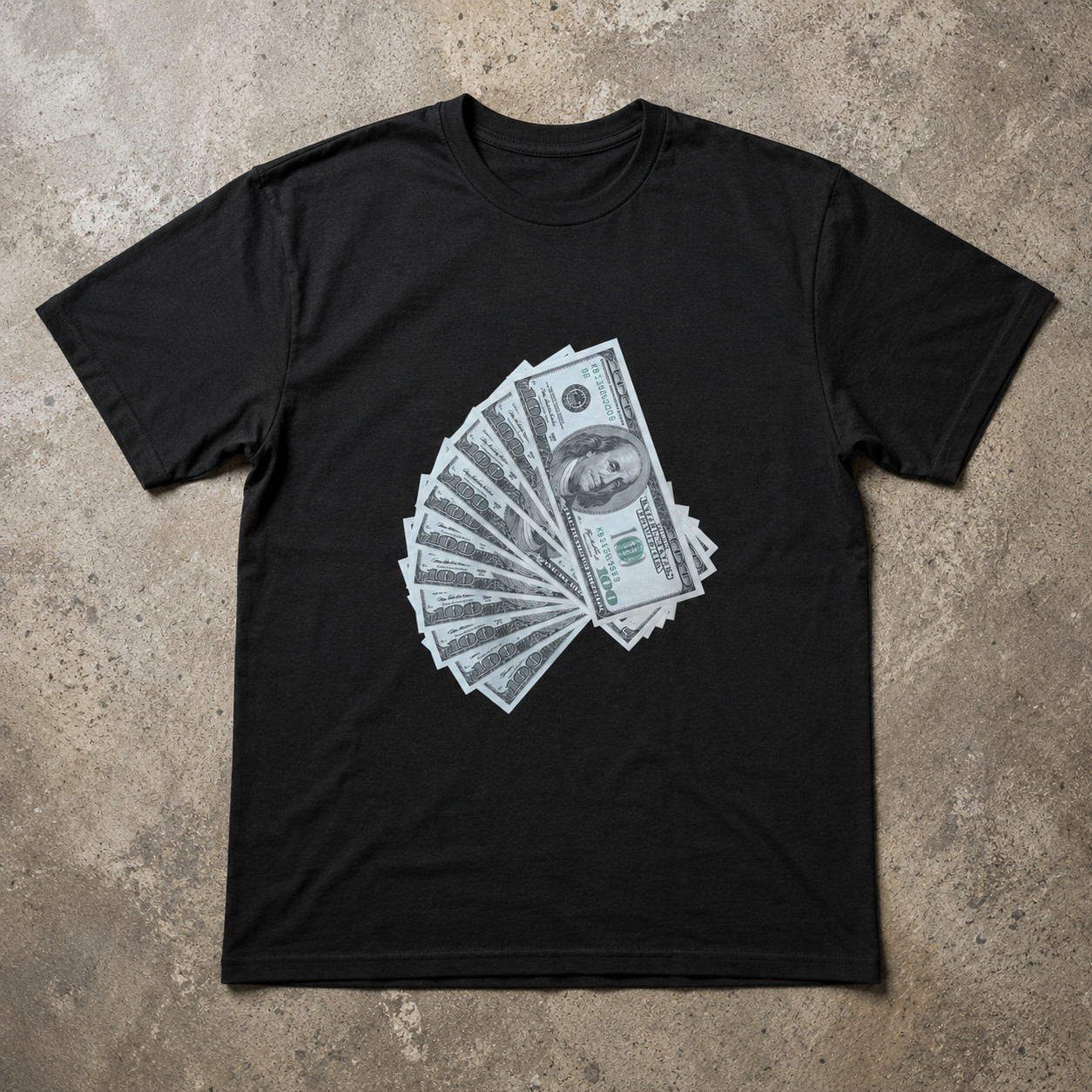6 People I Trust Funny Money Graphic T-Shirt Dollar Bill Humor Meme Tee gallery