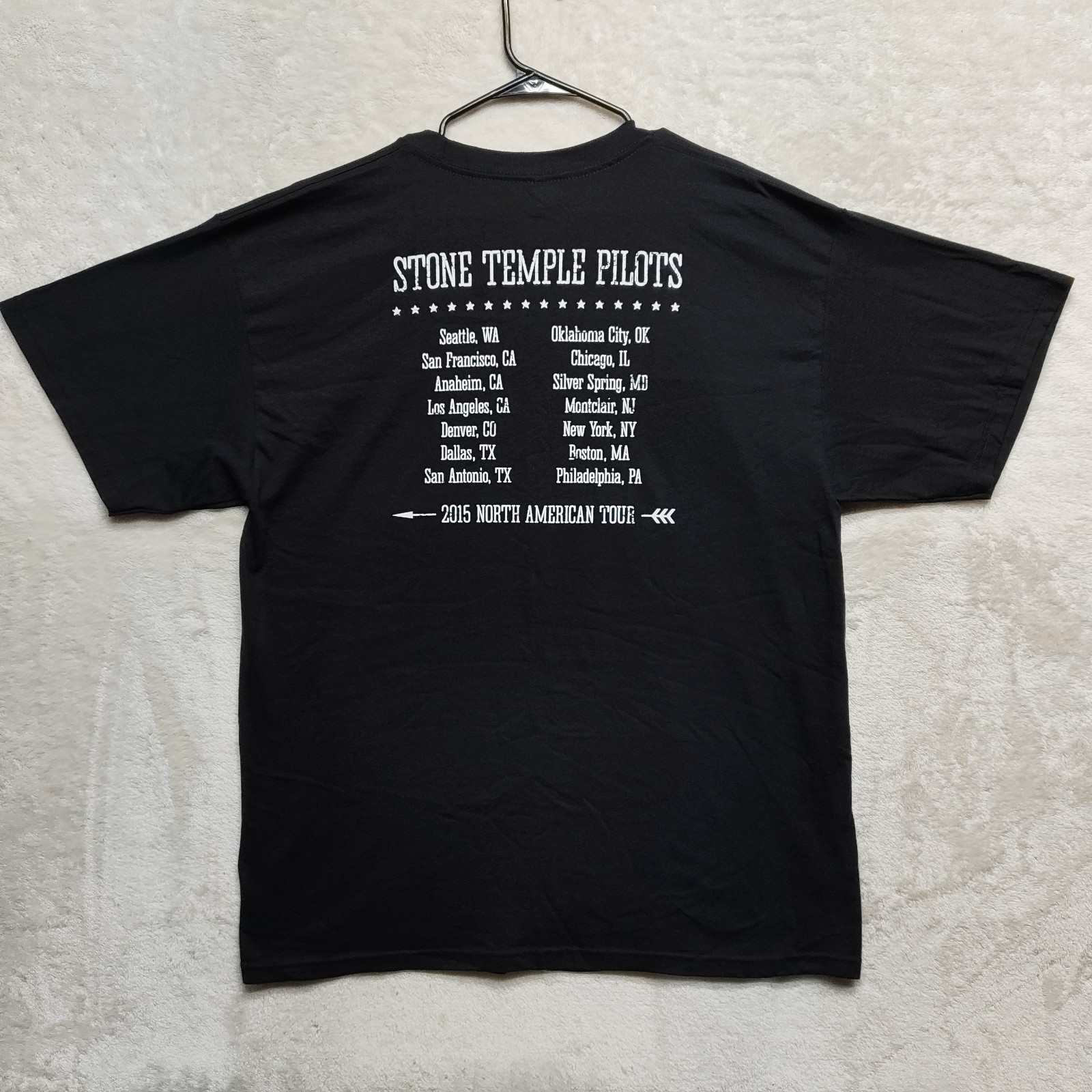 Stone Temple Pilots 2015 N.A. Tour Concert Shirt Official Merchandise Size XL gallery