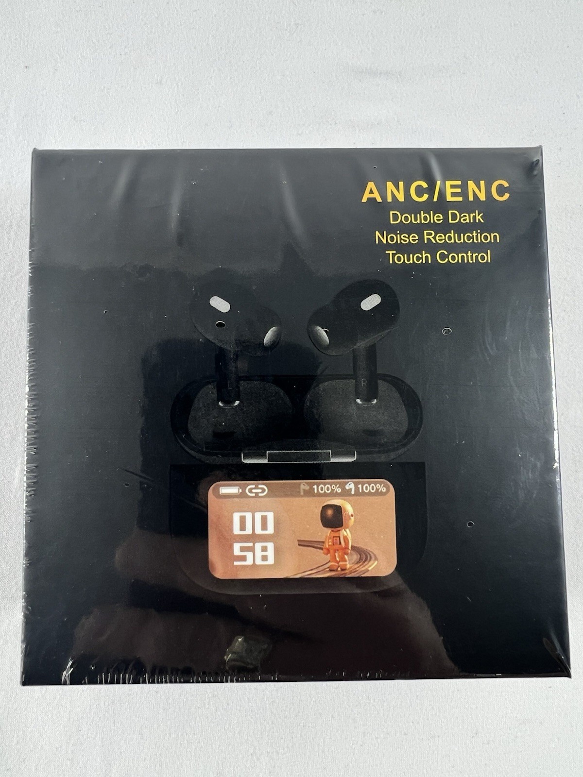 E9 Pro Touch Earbuds with LED Display (ANC & ENC Supported)