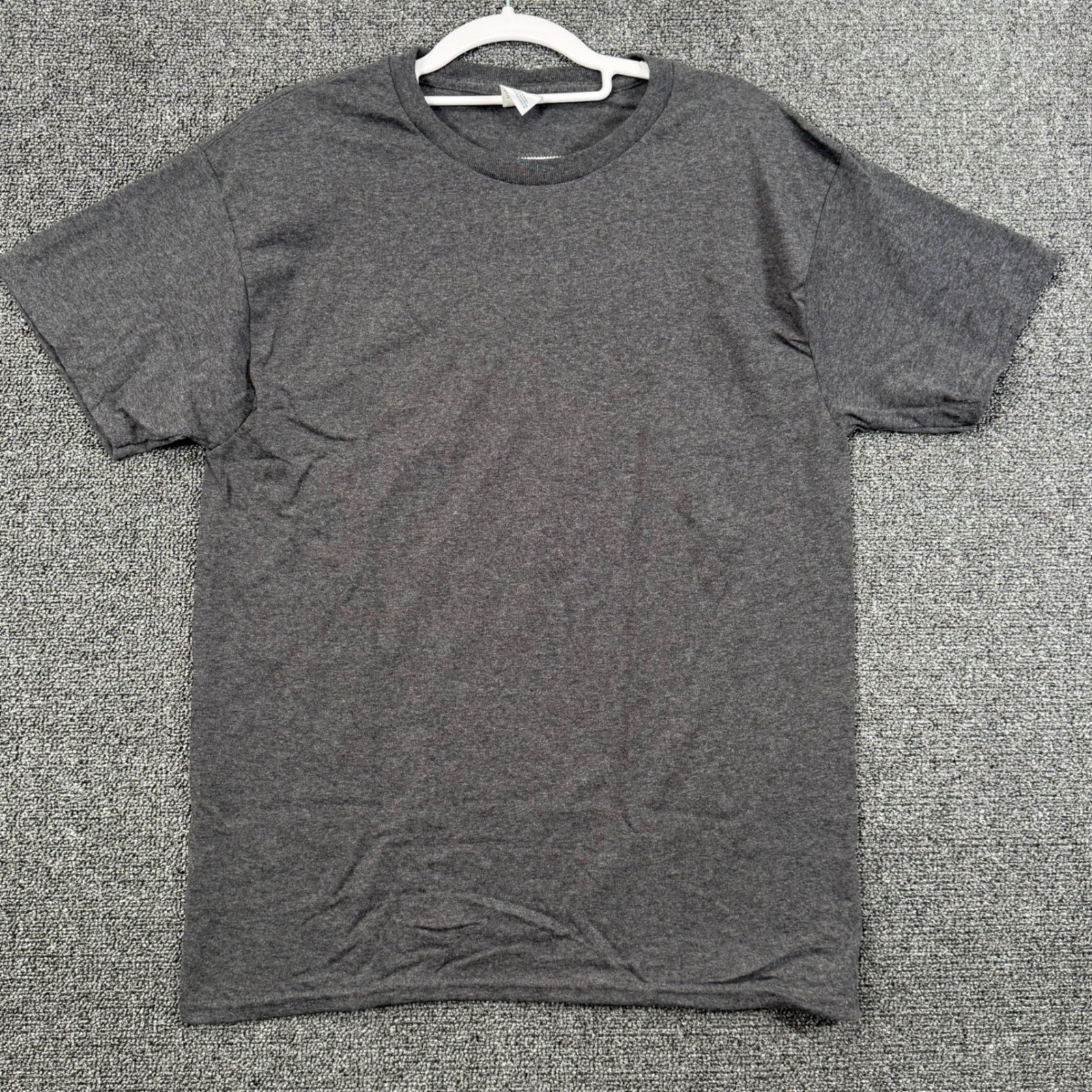 Hanes Mens M 4 Pack T-Shirt Charcoal Heather Grey Comfort Soft Basic Essential gallery