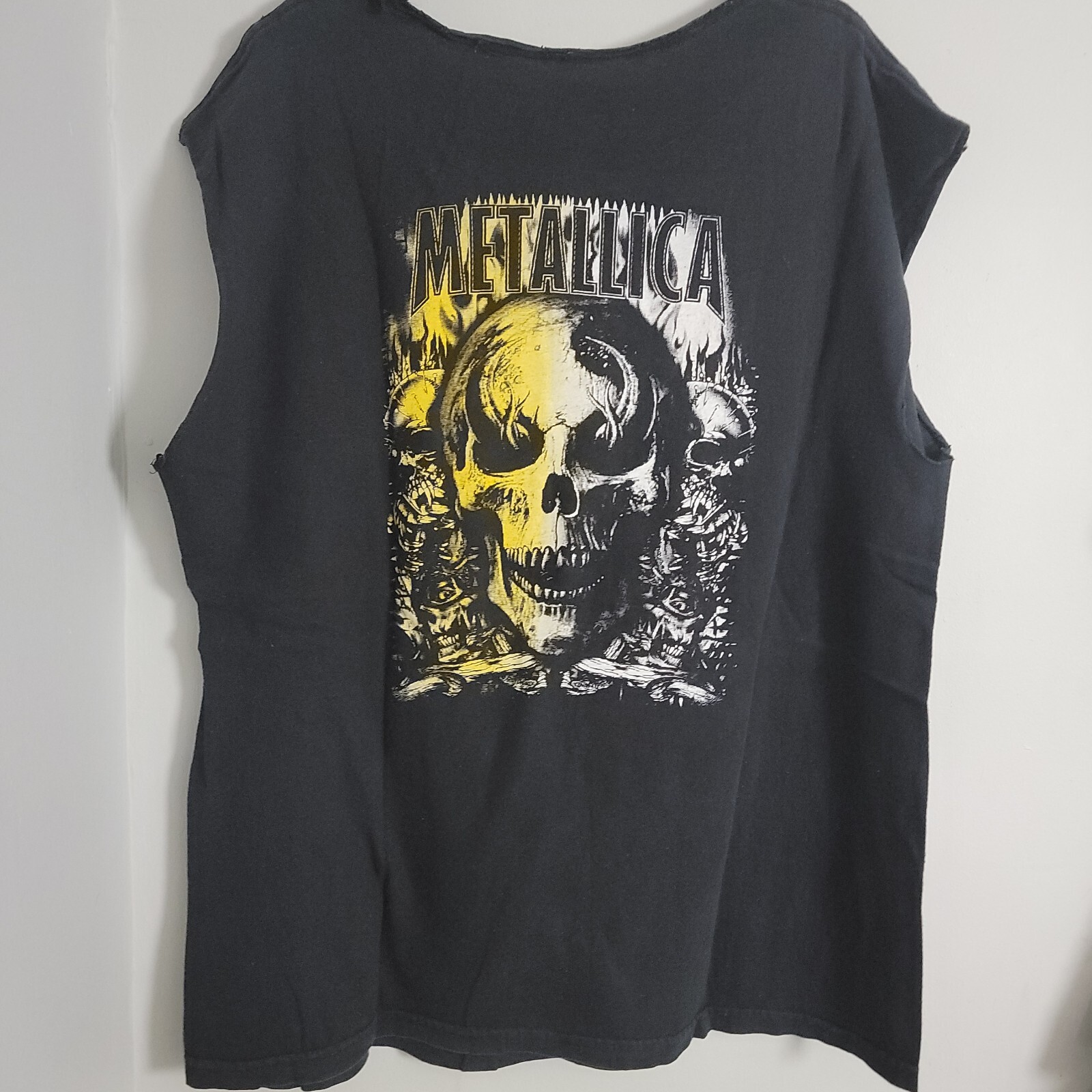 Vintage Metallica Mexican Boot Rock Revolution Revolucion Cut Sleeves T-shirt gallery
