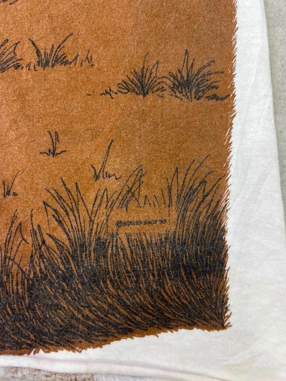 Vintage 1991 Bear Nature Wildlife All Over Print Tee XL gallery