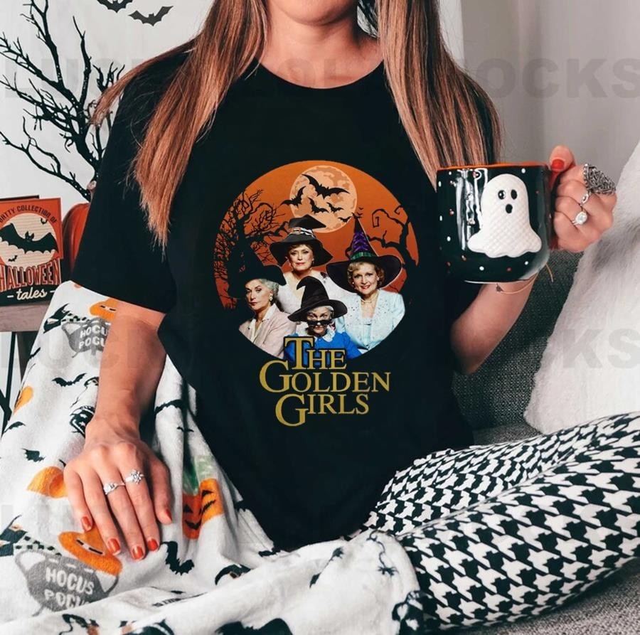 The Golden Girls Pumpkin Witch bloodmoon Halloween t-shirt S-5XL PSH382 gallery