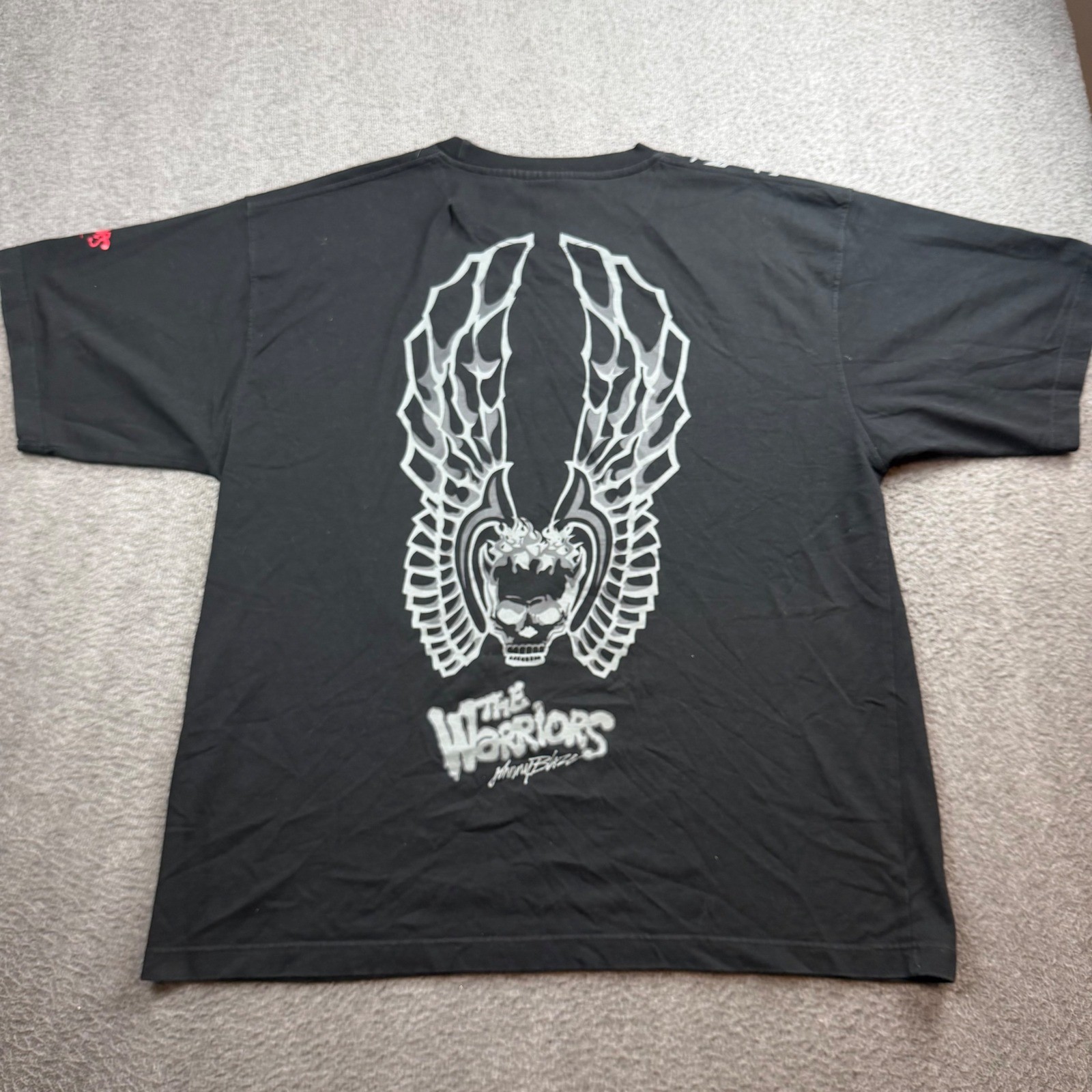 Johnny Blaze T-Shirt Men XXL Black The Warriors Electric Eliminators Graphic Tee gallery