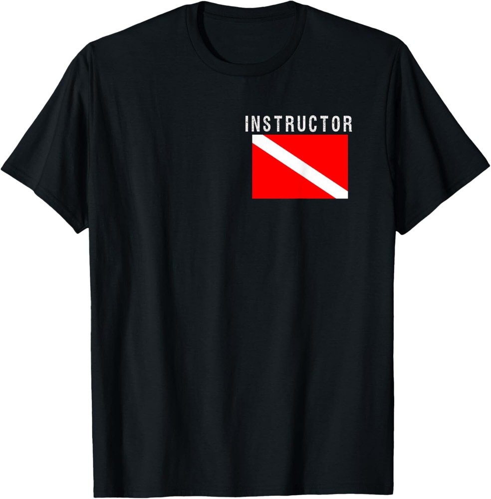 Scuba Diving Instructor Dive Flag Diver SCUBA Divemaster T-Shirt Hoodie
