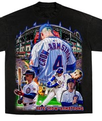 CHICAGO CUBS PCA, PETE CROW ARMSTRONG ON A SHAKA HEAVYWEIGHT T “OVERSIZED FIT