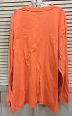 Dickies Neon Orange Logo Crew Neck Short Sleeve T-Shirt Size 4XL Cotton Work