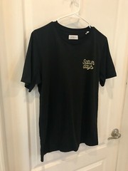 Saturdays New York Script Chest T-Shirt Black Size S $48