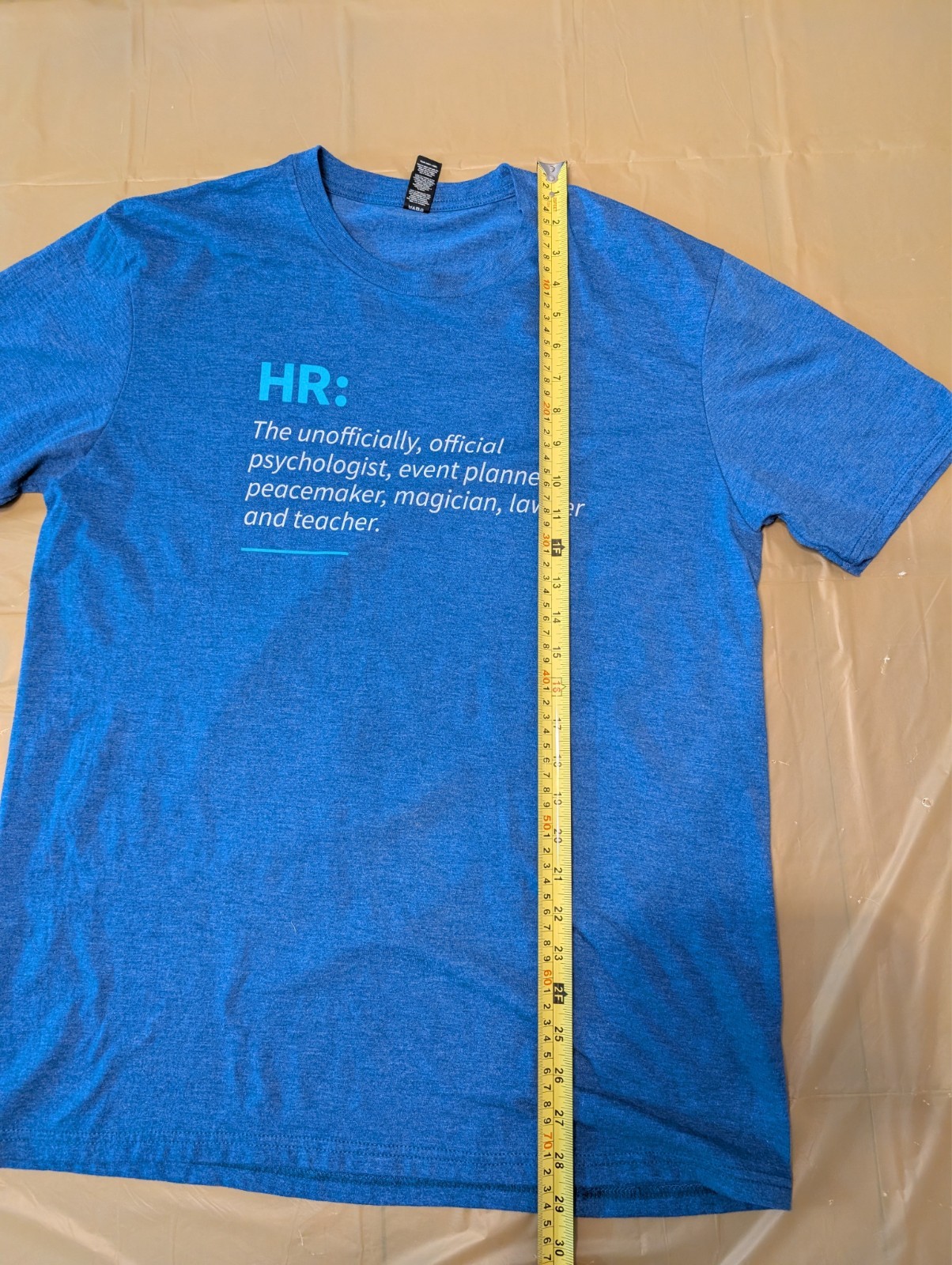 Human Resources T-Shirt Funny Large Blue ApplicantPro Perfect Tri gallery