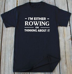 Rowing Crew T-shirt Funny Rowing Water Sports Padding Racing Gift Tee
