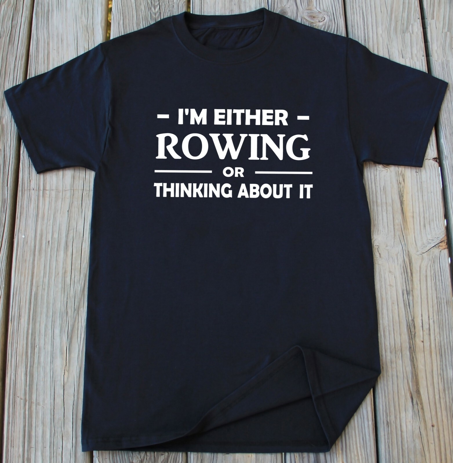 Rowing Crew T-shirt Funny Rowing Water Sports Padding Racing Gift Tee