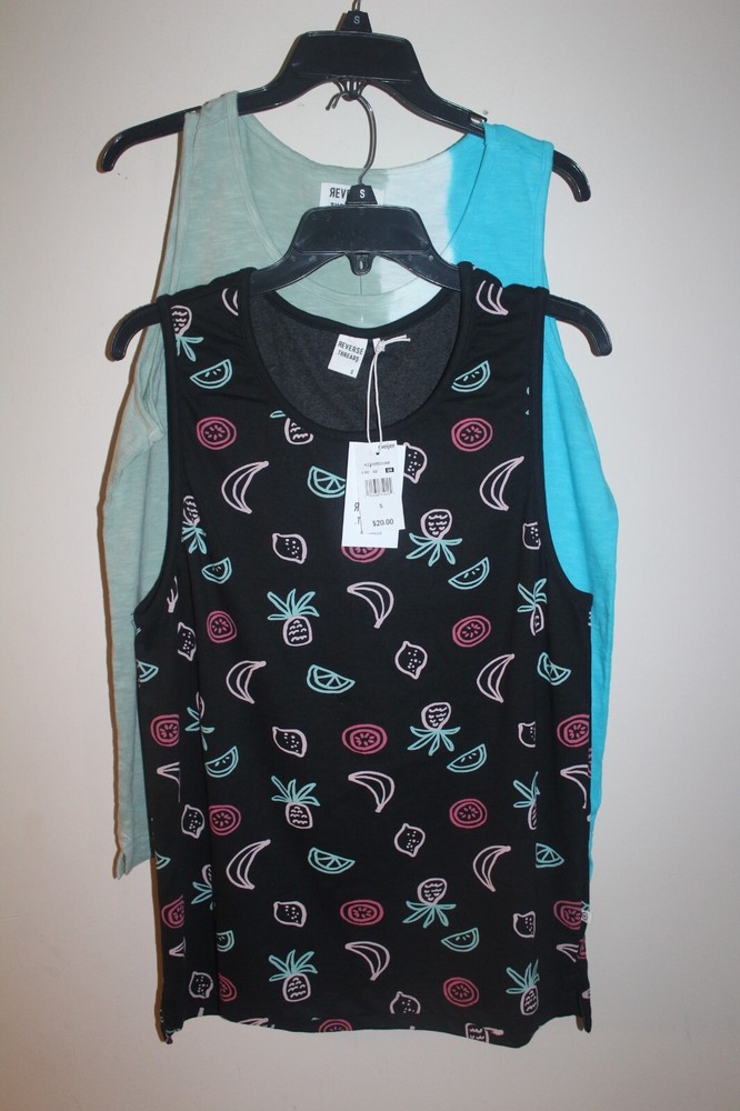 Lot of 2 Reverse Threads Tank Tops Size Small NWT