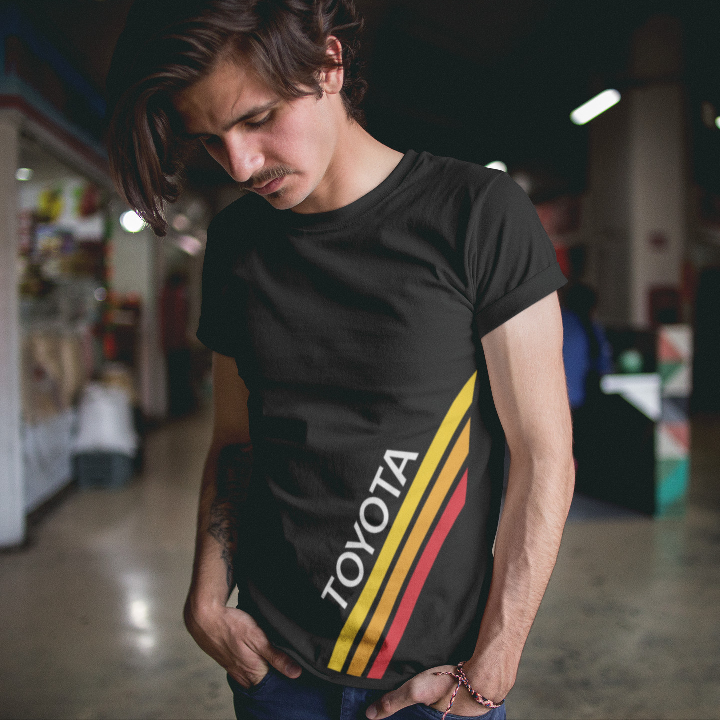 Toyota Racing Stripes Retro Style Short-Sleeve Unisex T-Shirt gallery