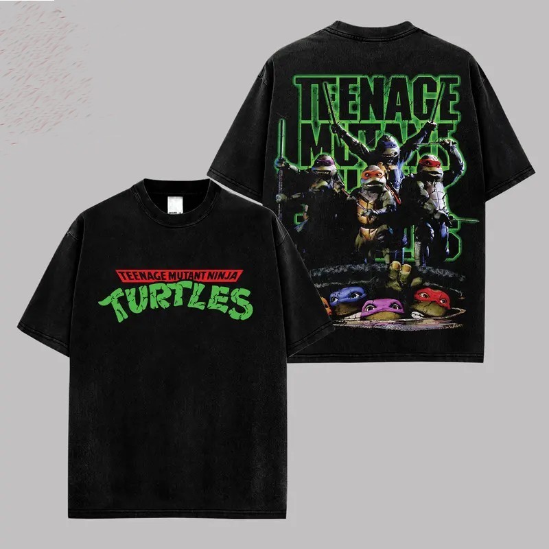 Mutant Ninja Turtles Retro 90s Vintage T-Shirt Graphic Tee Cotton Gift
