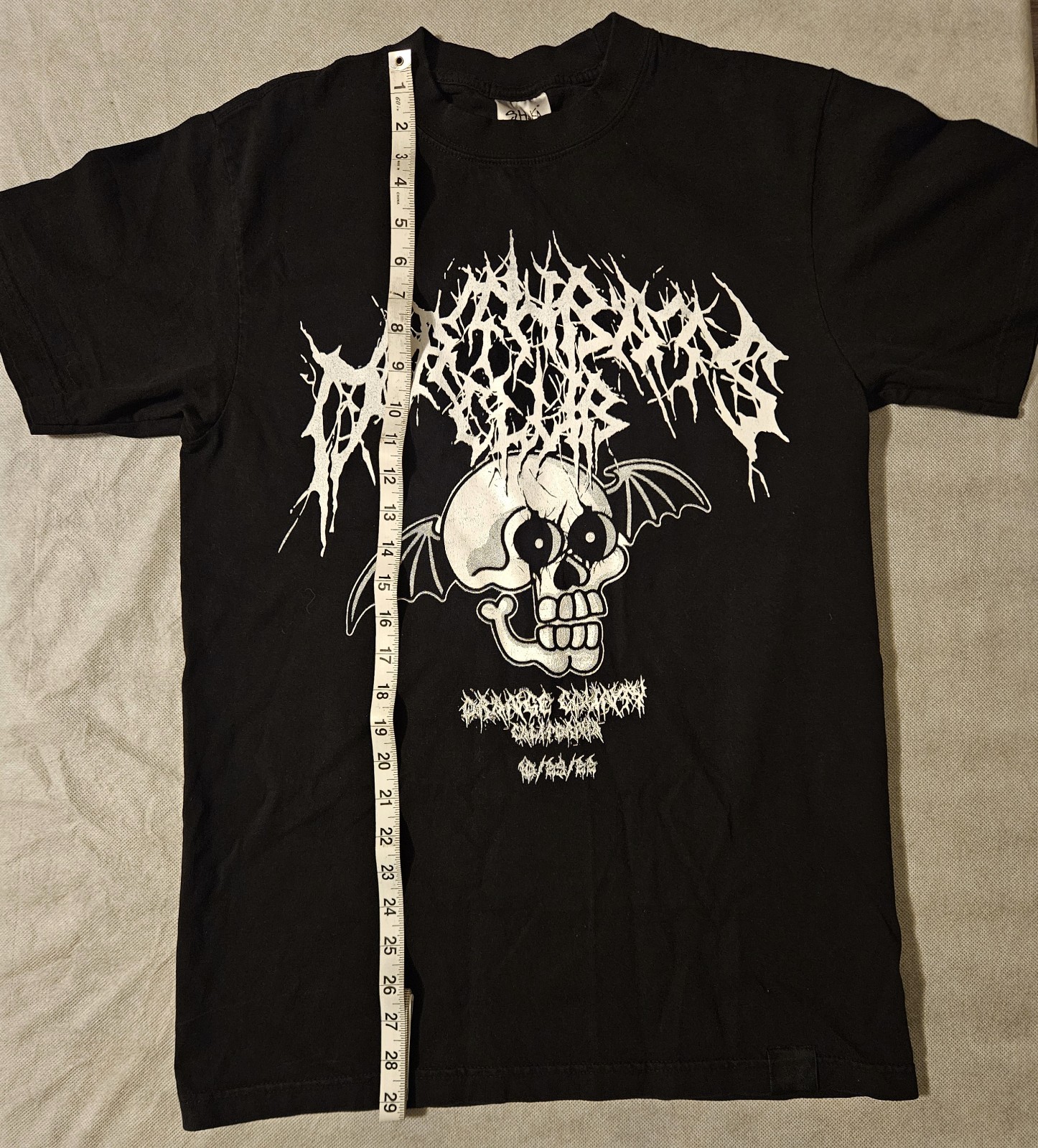 Men's S black, Short Sleeve, Shaka Wear, Unreadable Font Graphic gallery