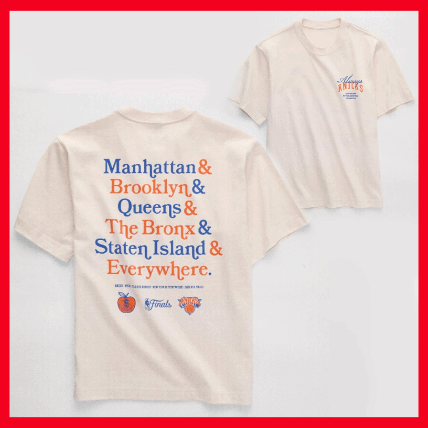 NEW!!! NY Knick$ New York Or Nowhere Graphics 2026 Finals Game T-shirt Gildan gallery