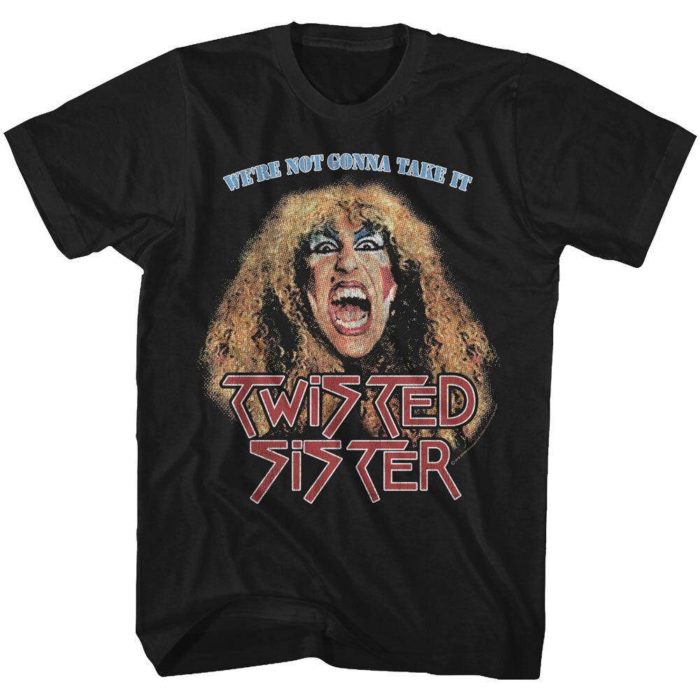 Twisted Sister We're Not Gonna Take It Men's T Shirt 70's Metal Band Music Merch gallery