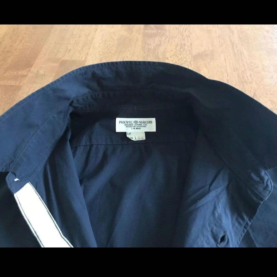 PHIGVEL Regular Collar Dress Shirt Size 2 Carbon Color Used gallery