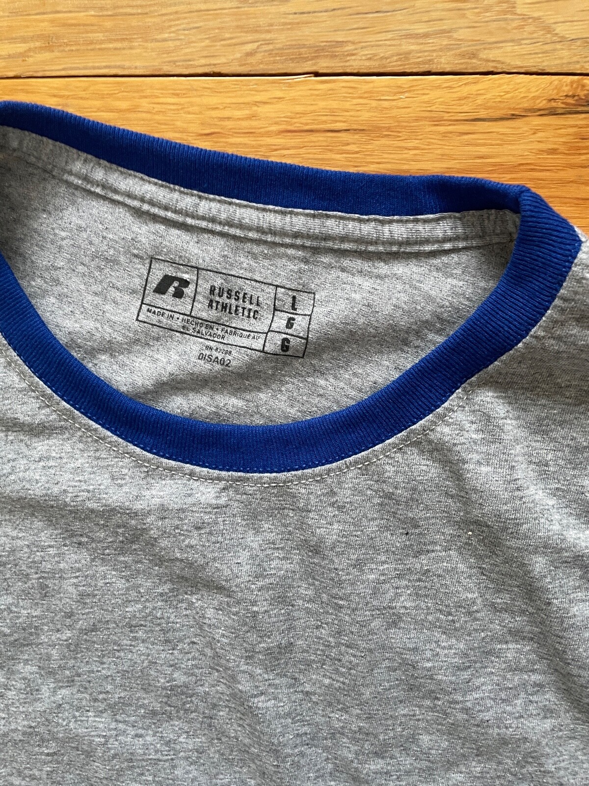 NWT Russell Athletic Men Dri Power UPF30+ Performance T-shirt Up L Large Gray gallery