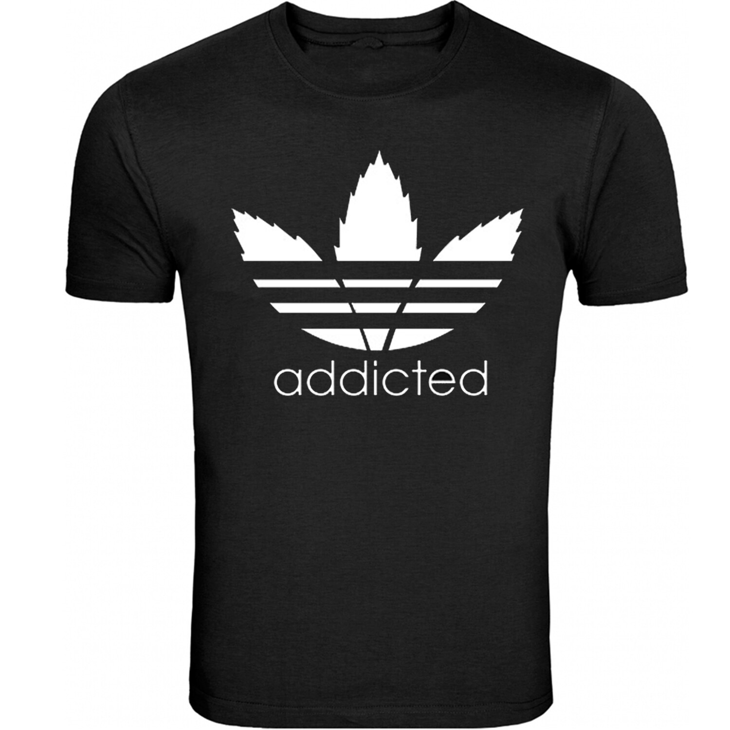 New White Addicted Weed T-Shirt Unisex Color Tee S - 5XL T-Shirt Tee gallery