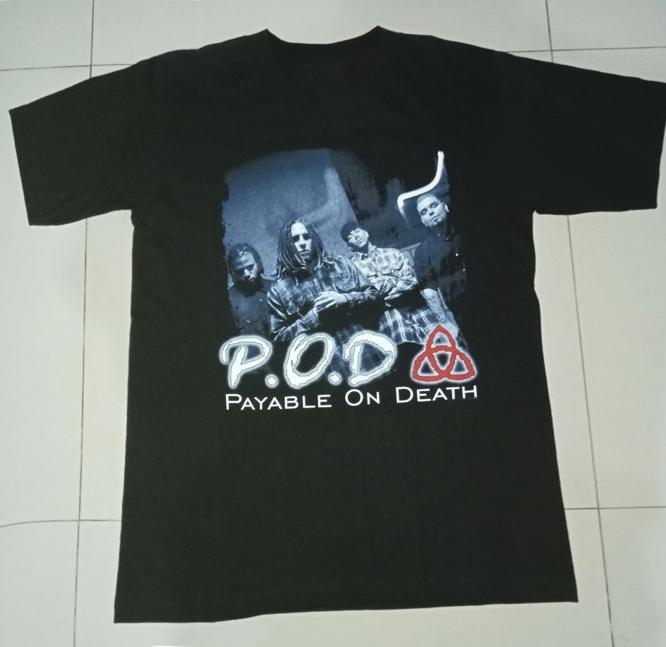 P.O.D Payable On Death Members Rock Unisex 100% Cotton T-Shirt GS174 gallery