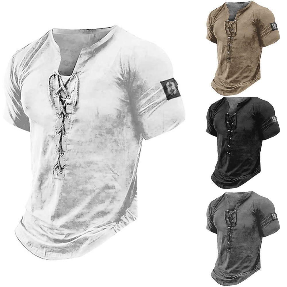 For Mens T-Shirts Classic Cotton Blend Gym Sport Tops Male Muscle Pullover gallery