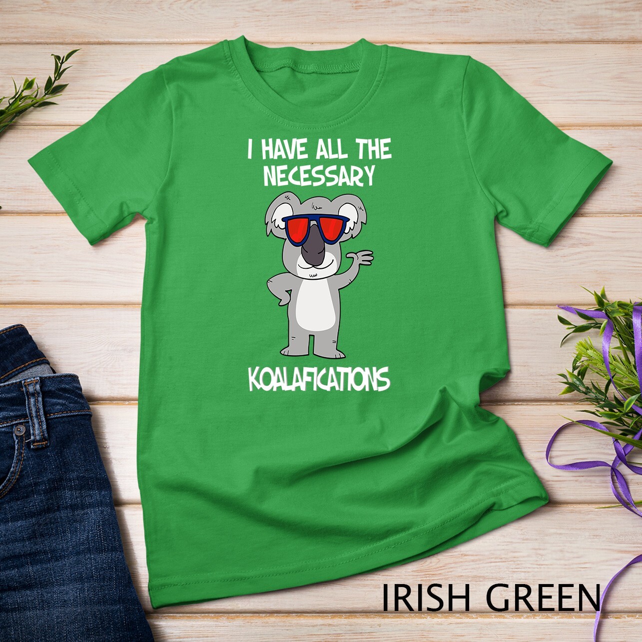 Funny Koala Bear Gift Animal Koalafications Pun Men Women Unisex T-shirt gallery